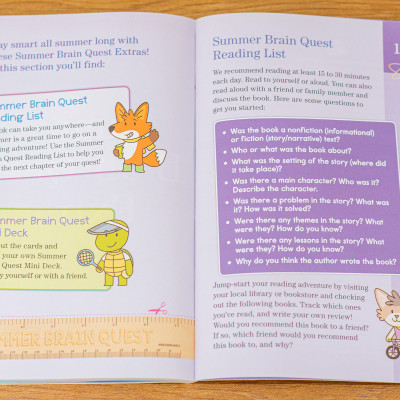 Sách Summer Brain Quest grade 2&3 - Sách cho trẻ bằng tiếng anh ( 7 - 8 tuổi )