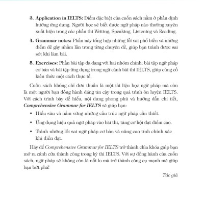 Sách - Comprehensive Grammar For IELTS - Ngữ Pháp Toàn Diện Luyện Thi IELTS