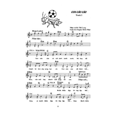 Thực Hành Biểu Diễn Organ Cho Thiếu Nhi Tập 2 - Kèm CD (HH)