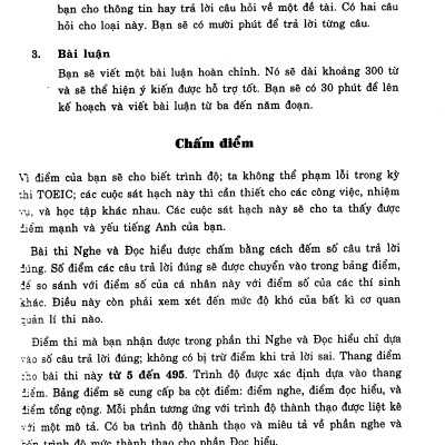 Luyện Kỹ Năng Nghe - Nói - Đọc - Viết Để Đạt Kết Quả Tốt Cho Kỳ Thi Toeic (Kèm CD)