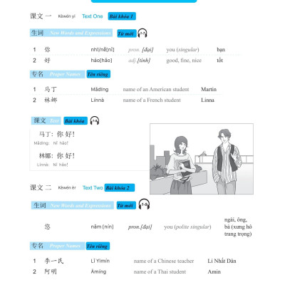 Giáo Trình Phát Triển Hán Ngữ Tổng Hợp Sơ Cấp 1 - Tập 1 (Tái Bản 2023)