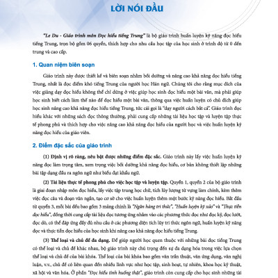LeDu 1 - Giáo Trình Môn Đọc Hiểu Tiếng Trung - Tập 1