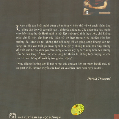 THUYẾT HOÀI NGHI CỔ ĐẠI - Harald Thorsrud – NXB Đại Học Sư Phạm