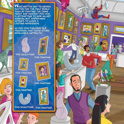 Sách ngoại văn: 3D Look And Find - Spiderman