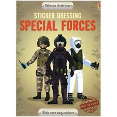 Sách hoạt động trẻ em tiếng Anh - Sticker dressing special forces