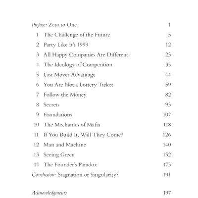 Zero To One: Notes On Start Ups, Or How To Build The Future