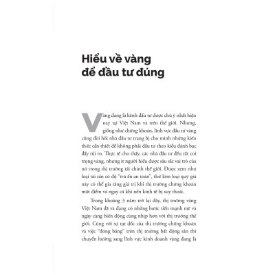 Đầu Tư Vào Vàng - Khoản Đầu Tư Tuyệt Đối An Toàn Thiết Yếu Cho Mọi Danh Mục Đầu Tư (Tái Bản 2024)
