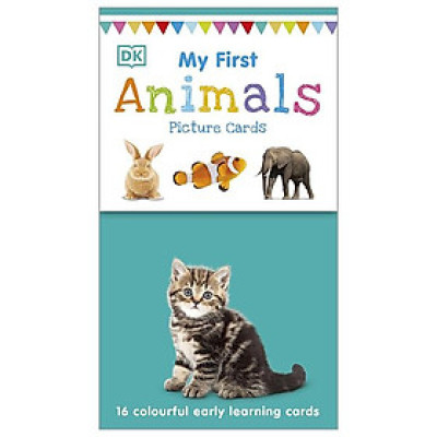 My First Animals: 16 Colourful Early Learning Cards