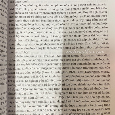 Sách Giáo Trình Can Thiệp Sớm Cho Trẻ Khuyết Tật