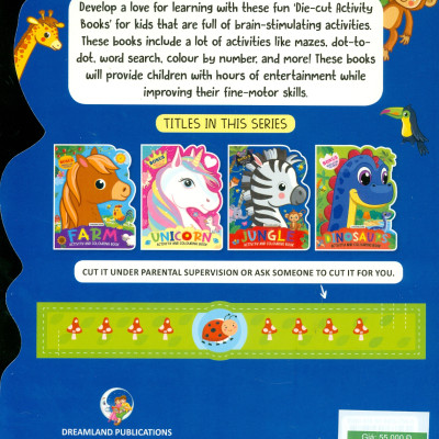 Jungle - Activity And Colouring Book (Sách Hoạt Động Và Tô Màu: Rừng Xanh)