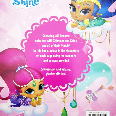 Shimmer And Shine Leave A Little Sparkle! Colour By Number