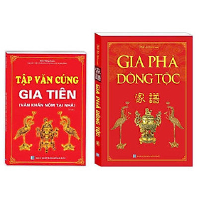 Sách - Tập Văn Cúng Gia Tiên - Văn Khấn Nôm Tại Nhà + Gia Phả Dòng Tộc - Minh Thắng