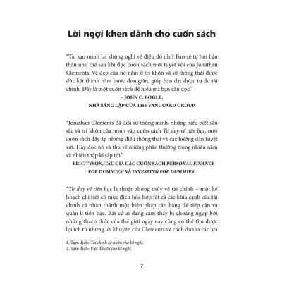 Sách: Tư Duy Về Tiên Bạc - Những Lựa Chọn Tài Chính Đúng Đắn & Sáng Suốt (TB)