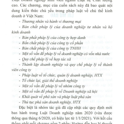 Hướng Dẫn Môn Học Luật Thương Mại - Tập 1