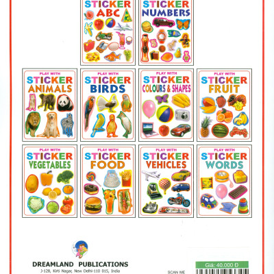 Play With Sticker - Numbers (Chơi Cùng Hình Dán - Con Số)