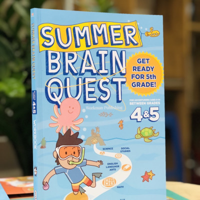 Sách summer brain quest phát triển tư duy iq cho bé - tiếng anh, 5 cuốn ( 5 - 10 tuổi )