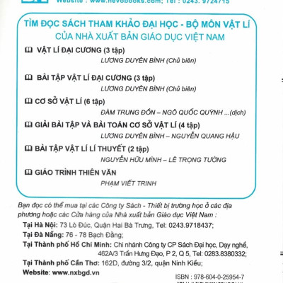 Bài tập Vật lý đại cương tập 2