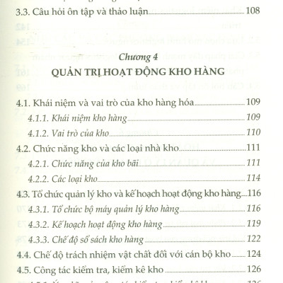 Giáo trình Quản Trị Hoạt Động Logistics Và Thương Mại Doanh Nghiệp