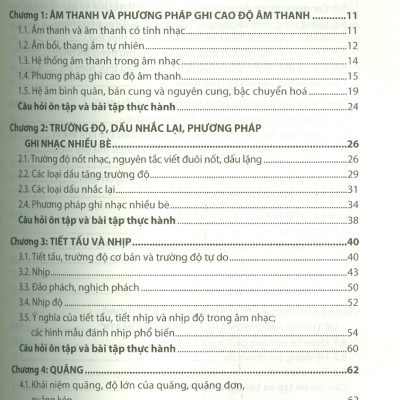 Giáo trình Lí thuyết âm nhạc cơ bản - Trần Bảo Lân (Chủ biên), Nguyễn Đỗ Hiệp, Cao Sĩ Tùng Anh, Trần Quốc Ninh, Đặng Thị Hải Yến, Tạ Hoàng Mai Anh