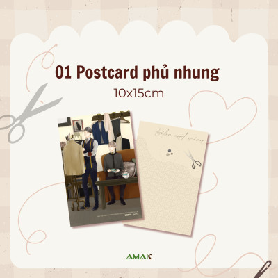 Sách - Anh Thợ May Và Cậu Chủ Trẻ - Tập 1 - Tặng Kèm Bìa Áo Rời Phủ Nhung + Postcard Phủ Nhung + PVC Standee