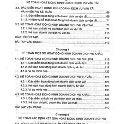 Sách - Giáo Trình Kế Toán Doanh Nghiệp Dịch Vụ (DN)