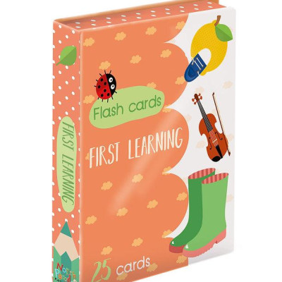 Flash Cards - First Learning Orange (25 Cards)