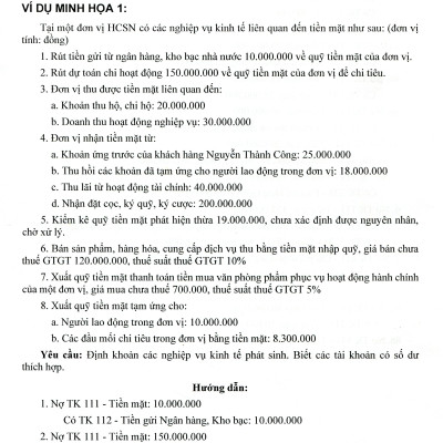 Chế Độ Kế Toán Hành Chính, Sự Nghiệp (theo Thông tư 24/2024/TT-BTC ngày 17/4/2024 của Bộ trưởng Bộ Tài chính)