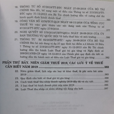 Chính Sách Thuế - Quy Định Mới Về Thuế và Hóa Đơn Chứng Từ 