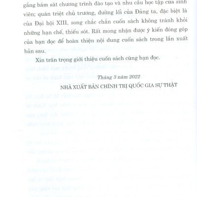 Hướng Dẫn Ôn Tập Môn Kinh Tế Chính Trị Mác - Lênin (Tài liệu ôn tập dựa theo Giáo trình Kinh tế Chính trị Mác - Lênin của Bộ Giáo dục và Đào tạo hiện hành)