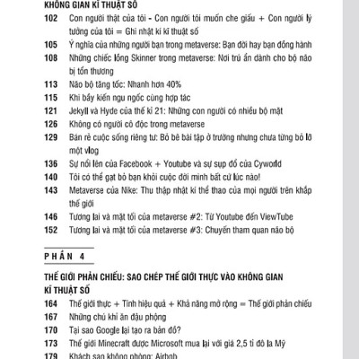 Metaverse - Vũ Trụ Kĩ Thuật Số