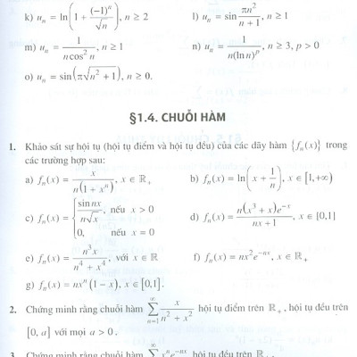 Bài Tập Toán Học Cao Cấp - Tập 3 - Chuỗi Và Phương Trình Vi Phân