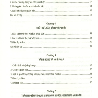Giáo Trình XÂY DỰNG VĂN VĂN BẢN PHÁP LUẬT