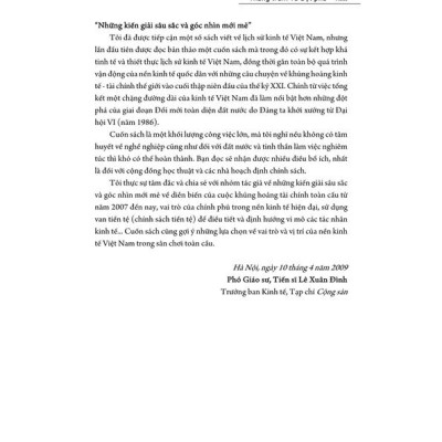 Kinh tế Việt Nam thăng trầm và đột phá ( Xuất bản lần thứ ba) - bản in 2025