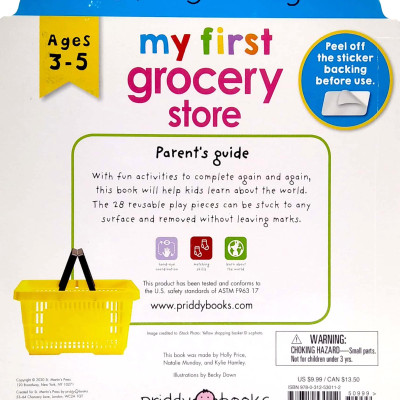 My First Play And Learn: Grocery Store : A Fun-early Learning Book About Colors, Shapes, Numbers, And More
