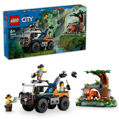 Đồ Chơi Lắp Ráp Xe Địa Hình Cứu Hộ Động Vật - Jungle Explorer Off-Road Truck - Lego City 60426 (314 Mảnh Ghép)