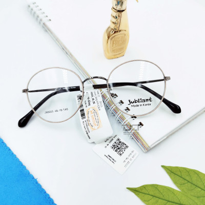 GỌNG KÍNH CẬN NAM NỮ, PHOM TRÒN, GỌNG NHUYỄN THÒI TRANG, CHÍNH HÃNG JUBILANT J90005