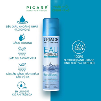 Nước Khoáng Chăm Sóc Da Uriage Thermal Water (300ml)