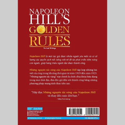 Những Nguyên Tắc Vàng Của Napoleon Hill (Tái Bản 2023) - Napoleon Hill