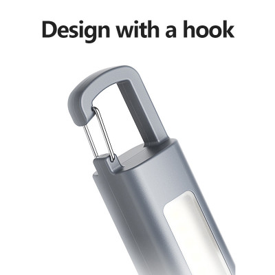 Đèn pin sạc LED, Lumens cao, Đèn Pin Sạc đèn pin sạc USB có thể phóng to, 3 chế độ với đèn làm việc COB, đèn pin để cắm trại nhỏ