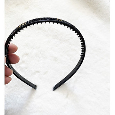 Cài tóc nam nữ dán hạt nhựa