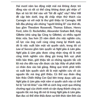 Sách Chiến Thắng Con Quỷ Bên Trong - Napoleon Hill - First News