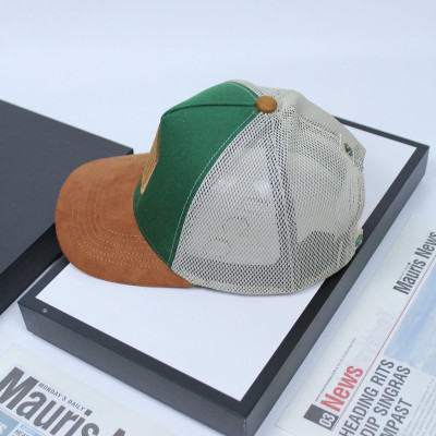 Nón kết, mũ lưỡi trai Trucker Shelby vải kaki phối lưới form chuẩn thời trang