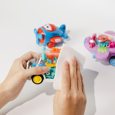 Khăn ướt cho bé Ecobi Hương dịu nhẹ không cồn không paraben an toàn cho trẻ sơ sinh