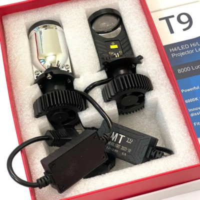 Siêu Sáng và Chống Chói: Đèn Pha Bi Cầu T9 Led HI/LO Cho Ô Tô và Xe Máy Loại Tốt, ĐÈN TRANG TRÍ