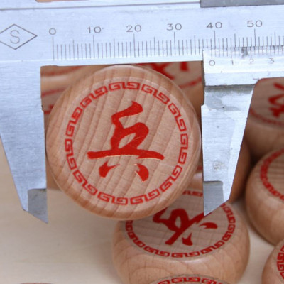 Cờ tướng bằng gỗ tự nhiên - 40 x 35 cm - Quân đường kính 3,4cm - Chính hãng dododios