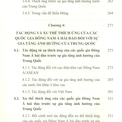 Thích Ứng Của Các Quốc Gia Đông Nam Á Hải Đảo Trước Sự Gia Tăng Ảnh Hưởng Của Trung Quốc Từ Sau Đại Hội XIX Đảng Cộng Sản Trung Quốc (Sách Chuyên Khảo)