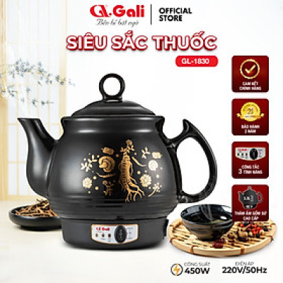 Siêu sắc thuốc đa năng Gali GL-1830 - 3.3L. Siêu nấu thuốc tự động. Hàng nhập khẩu chính hãng chất lượng cao.