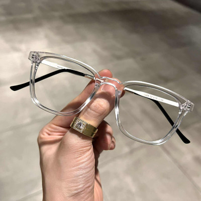 Kính Mắt vuông form nhỏ màu thạch trong cao cấp