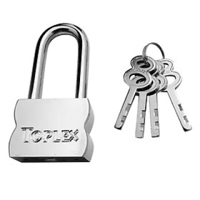 Ổ khóa TOPLEX an toàn, chống chìa giả, chất liệu hợp kim thép, lõi hợp kim đồng.