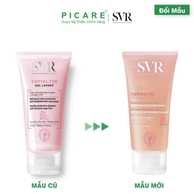 Sữa Rửa Mặt Làm Sạch Và Dưỡng Ẩm, Dành Cho Da Khô, Nhạy Cảm SVR Topialyse Gel Lavant 55ml